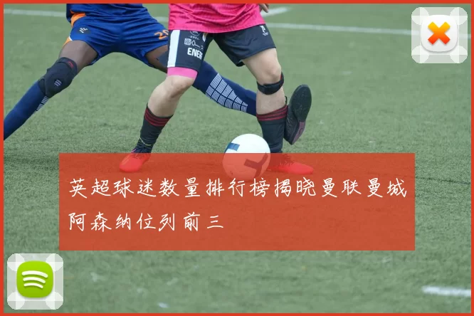 英超球迷数量排行榜揭晓曼联曼城阿森纳位列前三